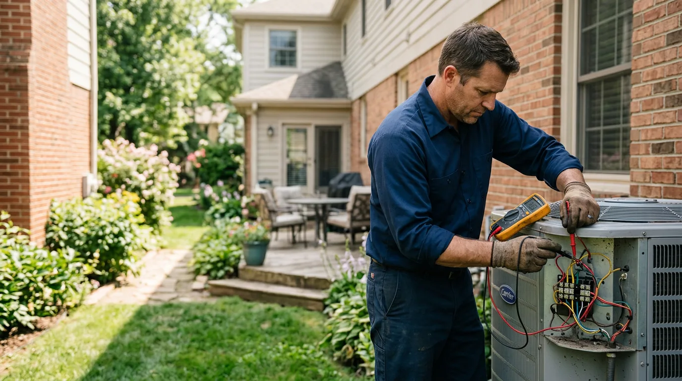 HVAC technician working near Weippe, ID